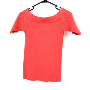 by‎ Anthropologie size XS short sleeve ribbed sweater style blouse top shirt